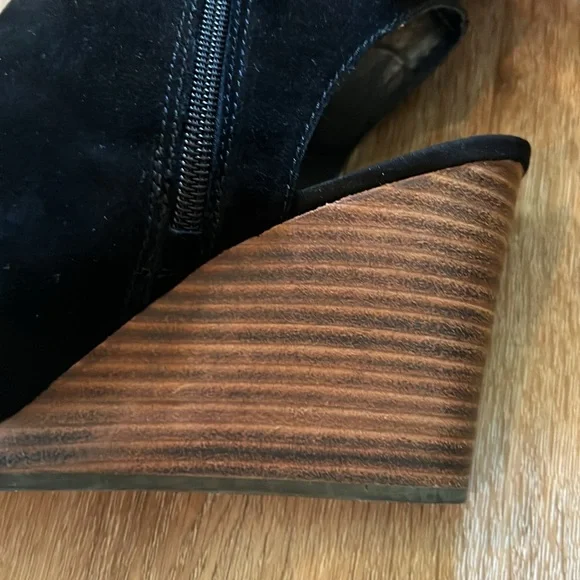 Lucky Brand Ulyssas Women's Size 9M Black Wedges - Picture 7 of 7